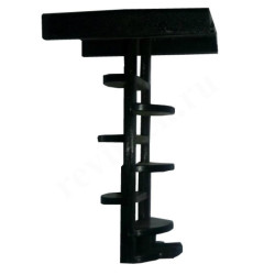 Клапан возд. д/крышки, черный (шт)