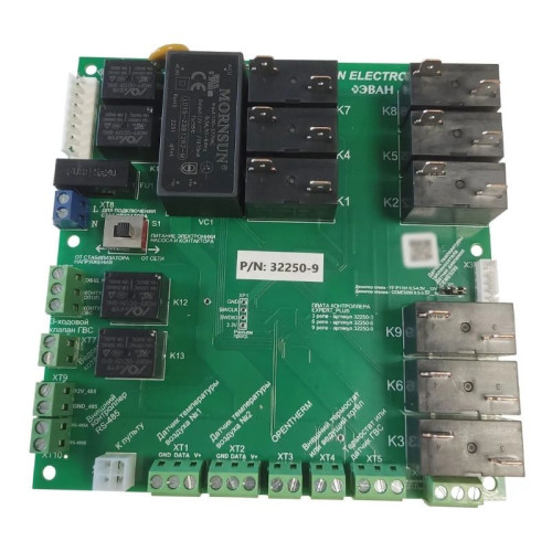 Плата контроллера ЭВАН EXPERT PLUS 9 реле