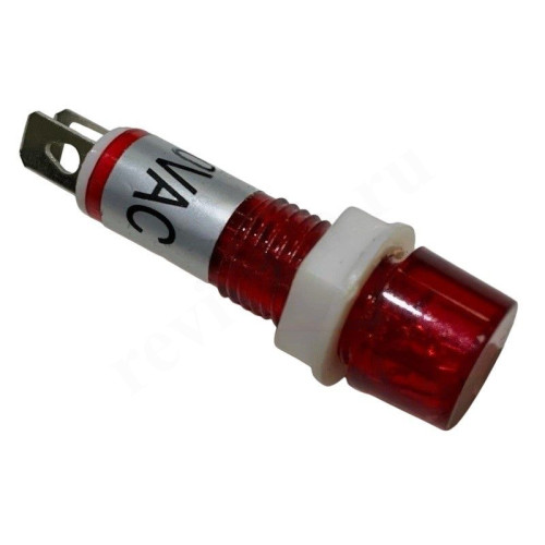 Лампа сигнальная XDN1-220В D10, красная, Эван