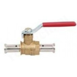 Кран шаровой под пресс DN20, PN16, Henco BAP-H, латунь, с рычагом