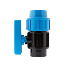 Кран шаровой резьб. DN32 - 1", PN16, Джилекс M, полипропилен, вн.р.- вн.р., с бабочкой