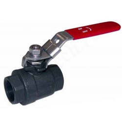 Кран шаровой резьб. 1/2", PN25, Tecofi BS5179, сталь, вн.р.- вн.р., с рычагом