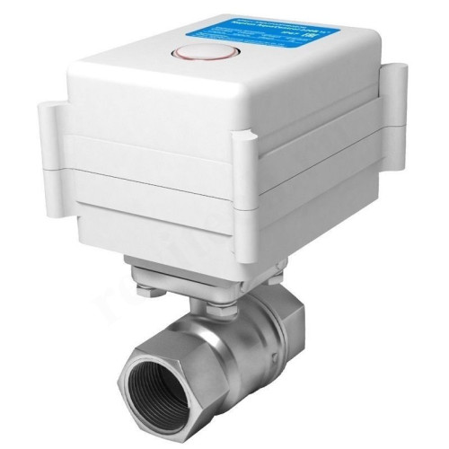 Кран шаровой резьб. 1/2" - 1/2", PN16, Neptun MK, латунь, вн.р.- вн.р., электропривод 220В