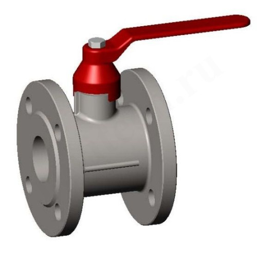 Кран шаровой фланц. DN32, PN16, Tecofi BS1240, латунь, с рычагом