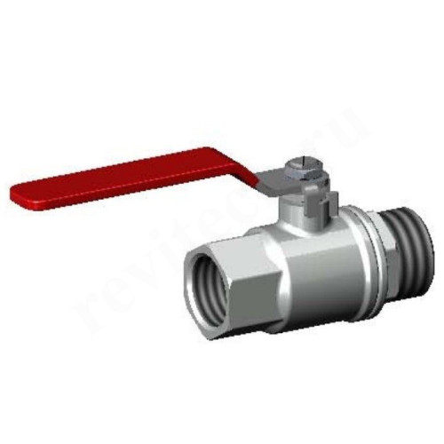 Кран шаровой резьб. 1 1/4", PN20, Tecofi BS1652, латунь, вн.р.- нар.р., с рычагом