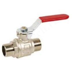 Кран шаровой резьб. 1", PN40, Tecofi BS1165 MML, латунь, нар.р.- нар.р., с рычагом