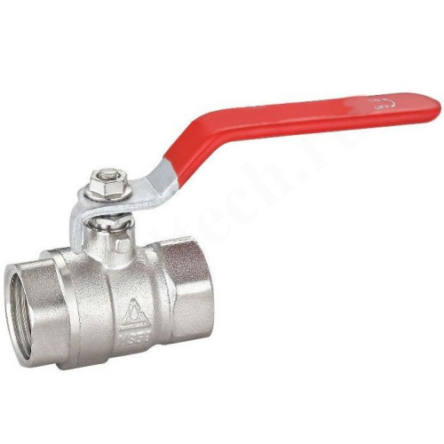 Кран шаровой резьб. 1", PN25, Tecofi BS1143, латунь, вн.р.- вн.р., с рычагом