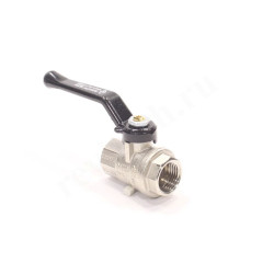 Кран шаровой резьб. 1/2", PN64, Bugatti OREGON 300, латунь, вн.р.- вн.р., с рычагом