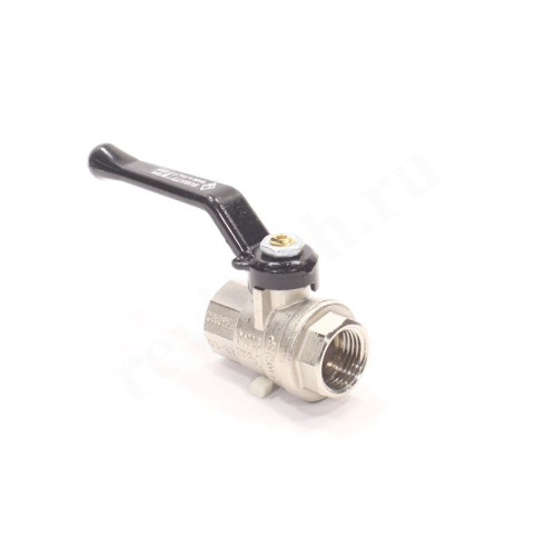 Кран шаровой резьб. 1/2", PN64, Bugatti OREGON 300, латунь, вн.р.- вн.р., с рычагом