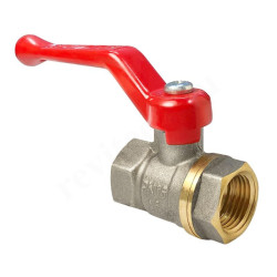 Кран шаровой резьб. 1 1/2", PN40, Valfex Standard, латунь, вн.р.- вн.р., с рычагом
