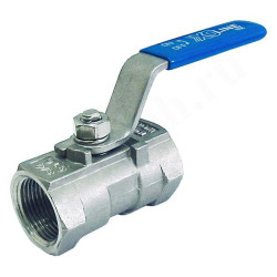 Кран шаровой резьб. 1", PN63, Danfoss X2777 SOCLA, сталь нержавеющая, вн.- вн., с рычагом