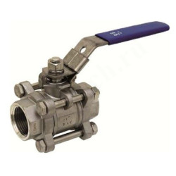 Кран шаровой резьб. 1 1/4", PN64, Tecofi BS6377BSP, сталь нержавеющая, вн.р.- вн.р., с рычагом