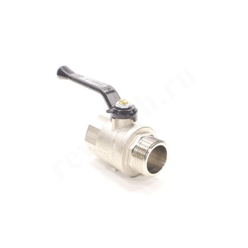 Кран шаровой резьб. 1 1/4", PN25, Bugatti NEW JERSEY 915, латунь, вн.р.- нар.р., с рычагом