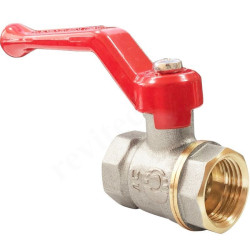 Кран шаровой резьб. 3/4", PN25, Valfex OPTIMA, латунь, вн.р.- вн.р., с рычагом