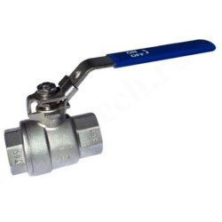 Кран шаровой резьб. 3/8", PN63, Tecofi BS6179NPT, сталь нержавеющая, вн.р.- вн.р., с рычагом