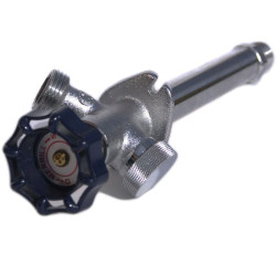 Вентиль незамерзающий резьб. 1/2" - 3/4", PN6, Merrill MA, латунь, барашек, толщина стены 550мм