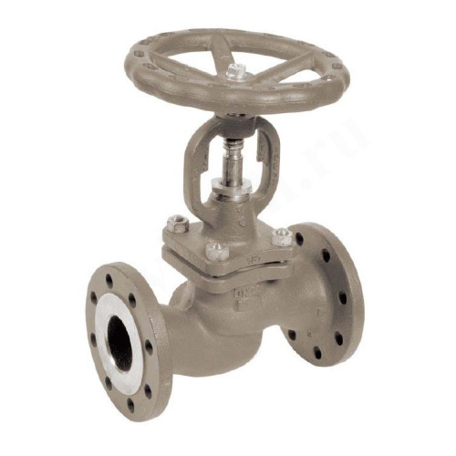 Вентиль фланц. DN80, PN16, Tecofi R3243, чугун, штурвал