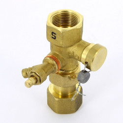 Вентиль резьб. 3/4", PN10, латунь, без привода, пломбируемый, для расширительных баков