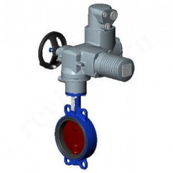 Затвор дисковый межфланц. DN125, PN16, Tecofi VPI4448 U24, чугун, электропривод 230В
