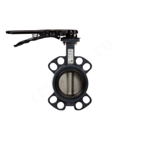 Затвор дисковый межфланц. DN80, PN16, Ридан ЗДМ, чугун, с рычагом