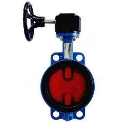 Затвор дисковый межфланц. DN150, PN16, Tecofi VPI TECFLY 4448-08, чугун, редуктор со штурвалом