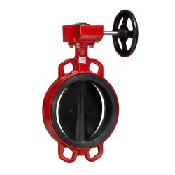 Затвор дисковый межфланц. DN65, PN16, ADL ГРАНВЭЛ ЗПНС, чугун, редуктор со штурвалом