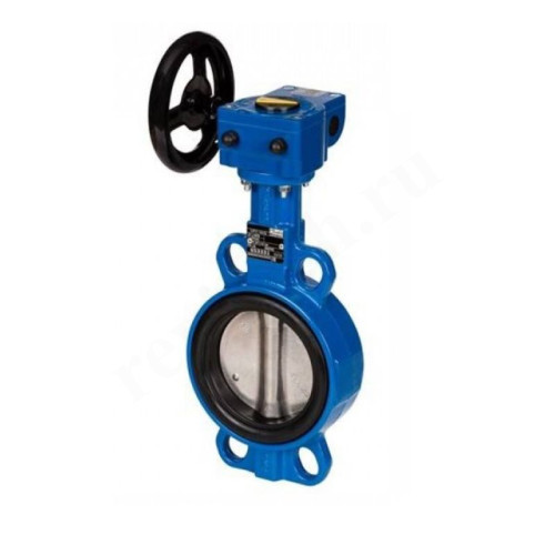 Затвор дисковый межфланц. DN300, PN16, Ридан ЗДМ, чугун, редуктор со штурвалом