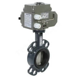 Затвор дисковый межфланц. DN50, PN16, Ридан ЗДМ, чугун, электропривод 220В