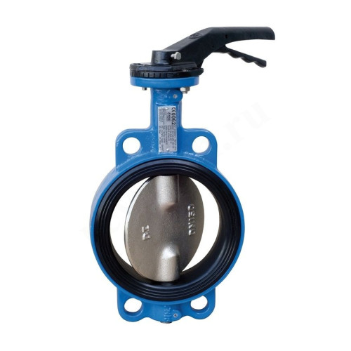 Затвор дисковый межфланц. DN50, PN16, Tecofi VPN3448 02, чугун, с рычагом, EPDM