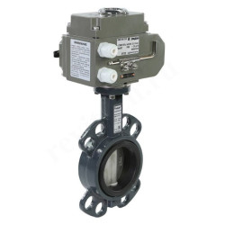 Затвор дисковый межфланц. DN150, PN16, Ридан ЗДМ, чугун, электропривод 220В