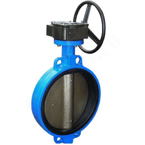 Затвор дисковый межфланц. DN300, PN16, Ридан ЗДМ, чугун, редуктор со штурвалом