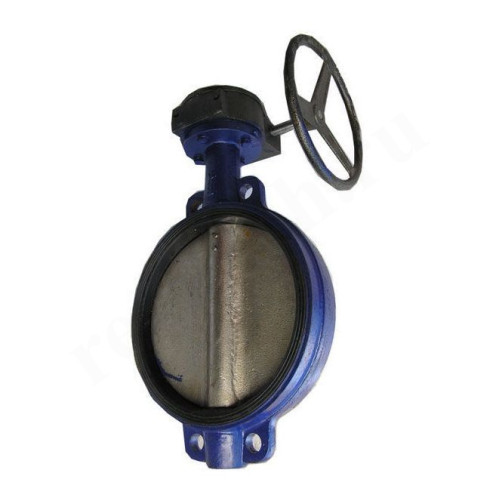 Затвор дисковый межфланц. DN250, PN25, Tecofi VP4458 08, чугун, редуктор со штурвалом