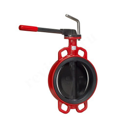 Затвор дисковый межфланц. DN100, PN16, ADL ГРАНВЭЛ ЗПВС, чугун, с рычагом