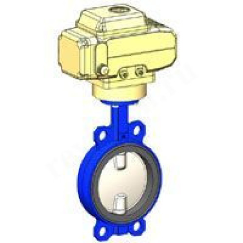Затвор дисковый межфланц. DN100, PN16, Tecofi VPI4448, чугун, электропривод 230В