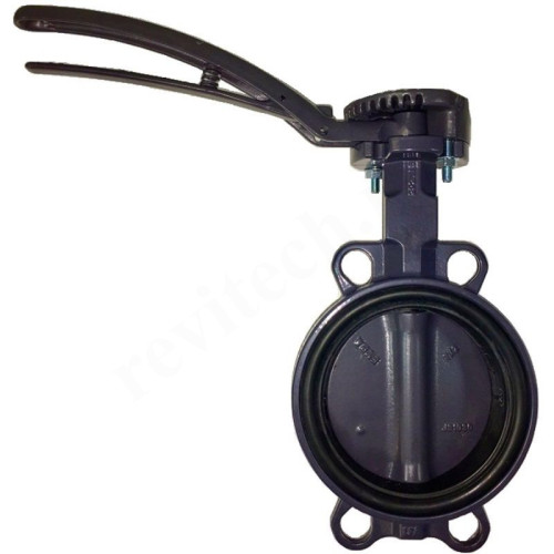 Затвор дисковый межфланц. DN300, PN16, Ридан ЗДМ, чугун, с рычагом