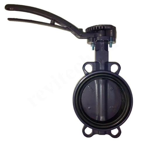 Затвор дисковый межфланц. DN125, PN16, Ридан ЗДМ, чугун, с рычагом