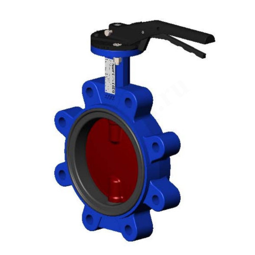 Затвор дисковый межфланц. DN65, PN16, Tecofi VPI4648 02, чугун, с рычагом