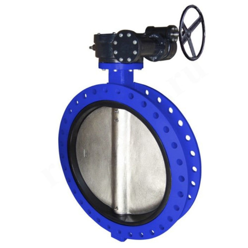 Затвор дисковый межфланц. DN600, PN10, Tecofi VPE4509 08, чугун, редуктор со штурвалом