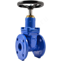 Задвижка клиновая фланц. DN80, PN6, DAB, чугун, штурвал