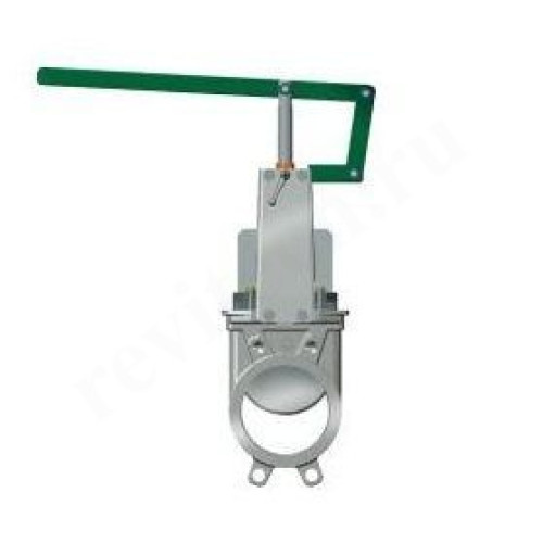 Задвижка шиберная межфланц. DN50, PN10, Tecofi VG6400 02, сталь нержавеющая, с рычагом