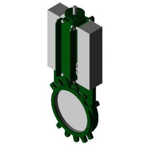 Задвижка шиберная межфланц. DN250, PN10, Tecofi VG3400 004, чугун, без привода
