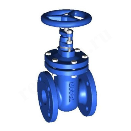Задвижка клиновая фланц. DN50, PN16, Tecofi V4246, чугун, штурвал