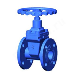 Задвижка клиновая фланц. DN400, PN25, Tecofi VOC4241C 00, чугун, штурвал