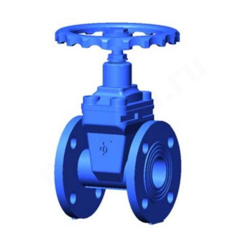 Задвижка клиновая фланц. DN400, PN25, Tecofi VOC4241C 00, чугун, штурвал