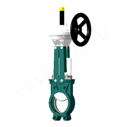 Задвижка шиберная межфланц. DN700, PN2, Tecofi VG3400 08, чугун, редуктор со штурвалом