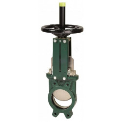 Задвижка шиберная межфланц. DN600, PN10, Tecofi VG3400 00, чугун, штурвал