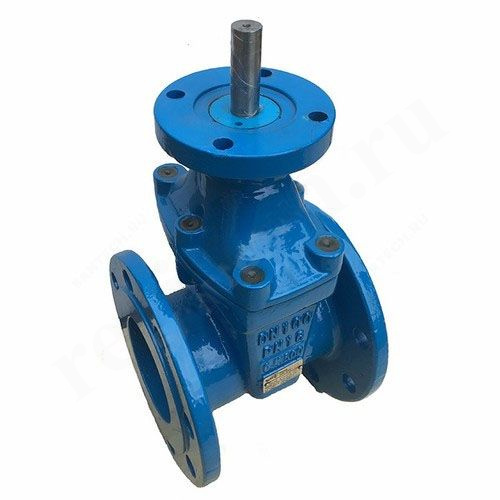 Задвижка клиновая фланц. DN80, PN16, Tecofi VOC4241CM 00, чугун, без привода