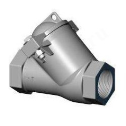 Клапан обратный шаровой резьб. 2 1/2", PN10, Tecofi CBL6141, сталь нержавеющая, затвор-сталь нержаве