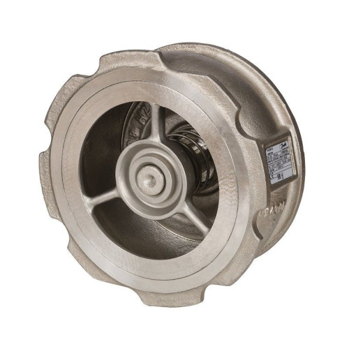 Клапан обратный осевой межфланц. DN25, PN40, Ридан NVD 812R, сталь, затвор-сталь коррозионно-стойкая