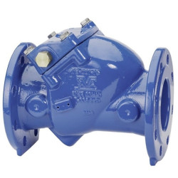 Клапан обратный поворотный фланц. DN200, PN16, AVK 41, чугун, затвор-чугун ковкий